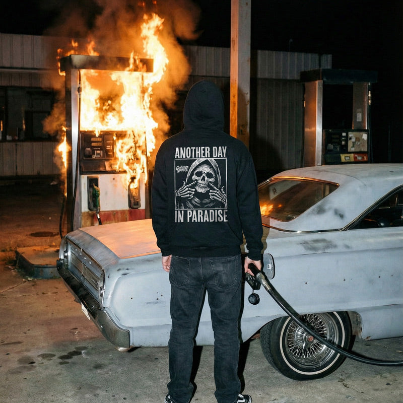 Another Day In Paradise • Pullover Hoodie