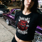 Raising Hell • Women’s Crop Top Tee