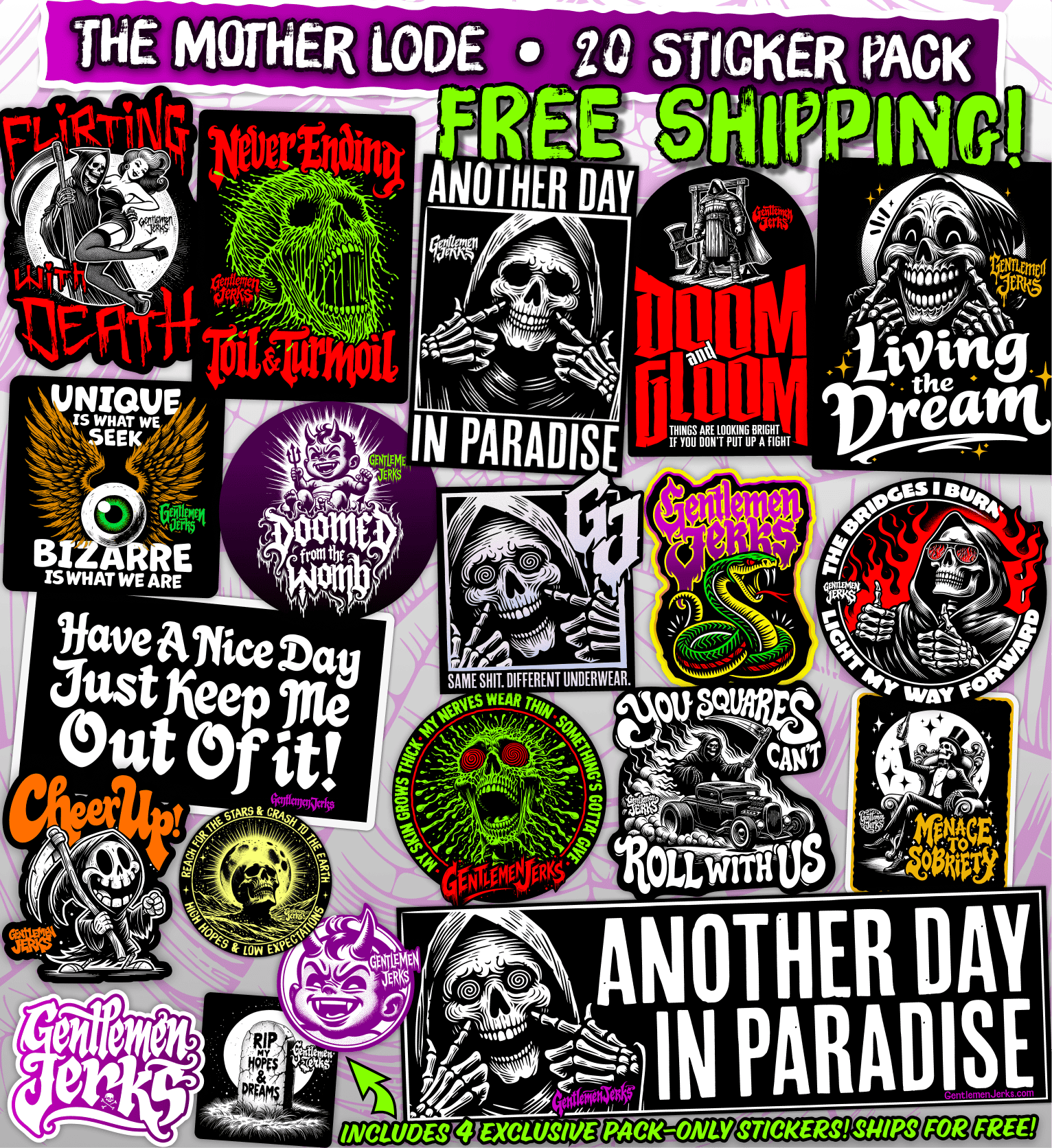 The Mother Lode  • Vinyl Sticker 20 Pack