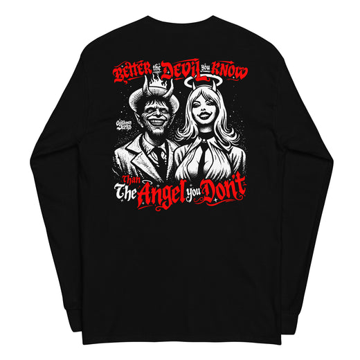 The Devil You Know • Men’s Long Sleeve Shirt