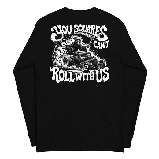 Squares Can't Roll • Men’s Long Sleeve Shirt