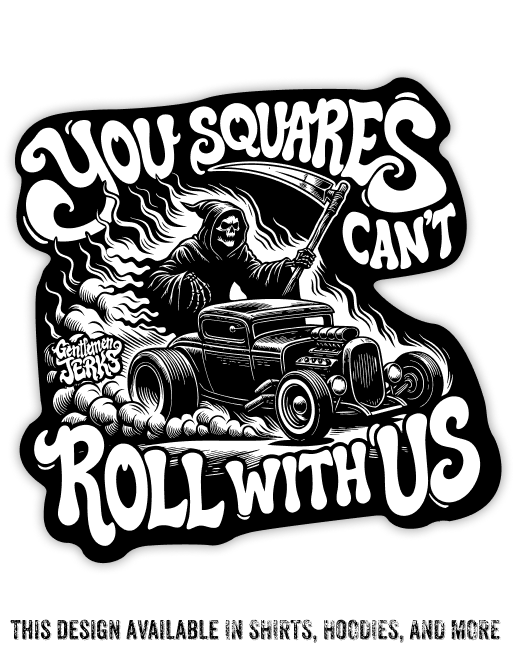 Squares Can't Roll • Vinyl Sticker