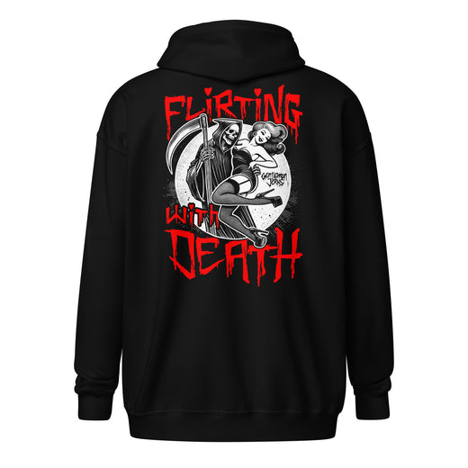 Flirting With Death • Zip Hoodie