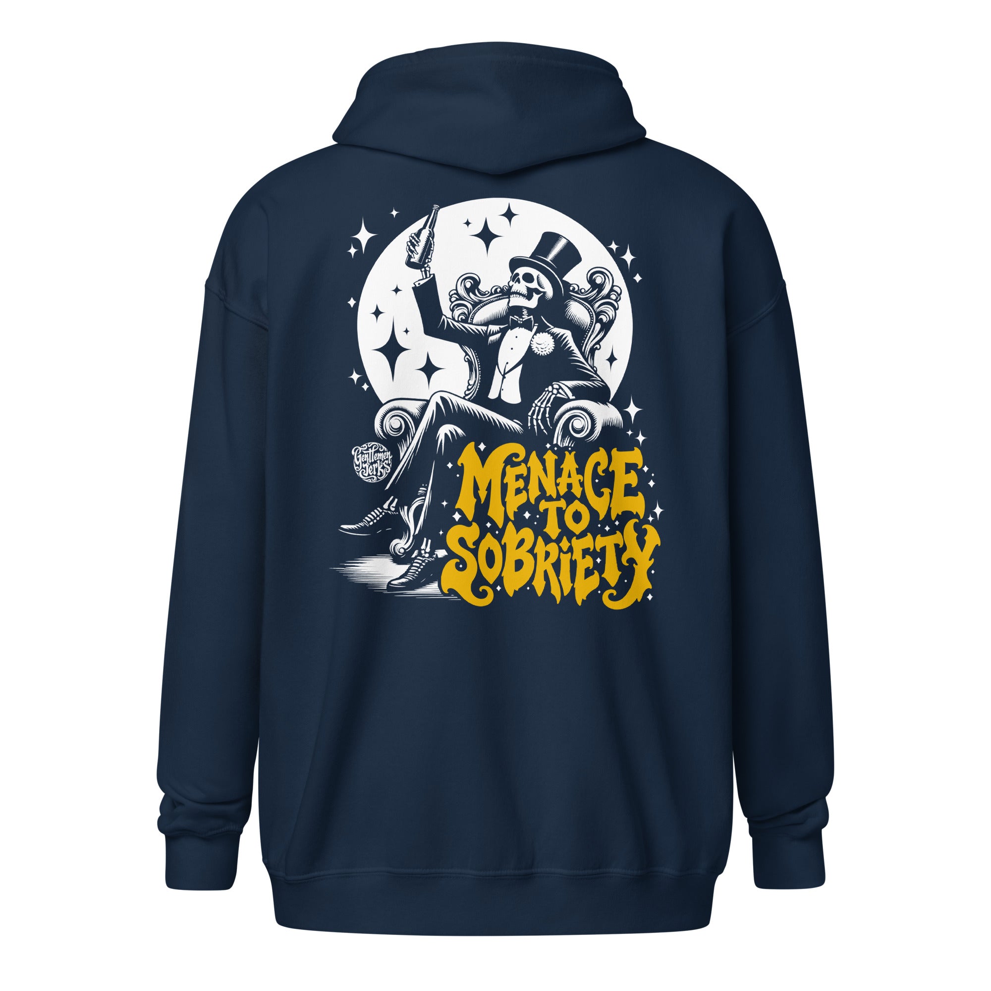 Menace To Sobriety • Zip Hoodie – Gentlemen Jerks