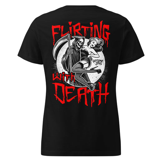 Flirting With Death • Women’s Tee