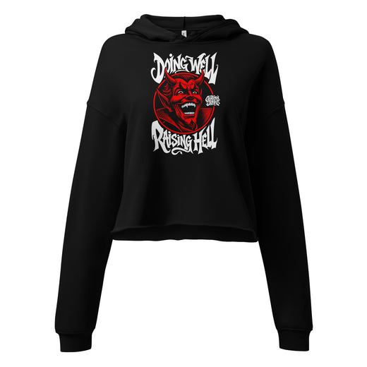 Raising Hell • Women's Crop Hoodie